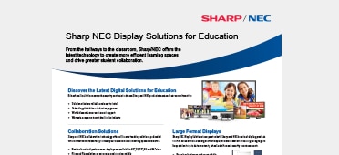 Sharp/NEC Display Solutions for Education thumbnail